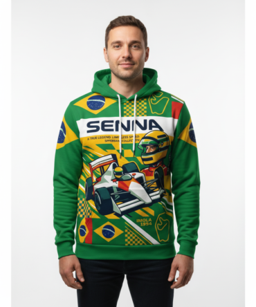 Buzo Ayrton Senna Leyenda de la F1