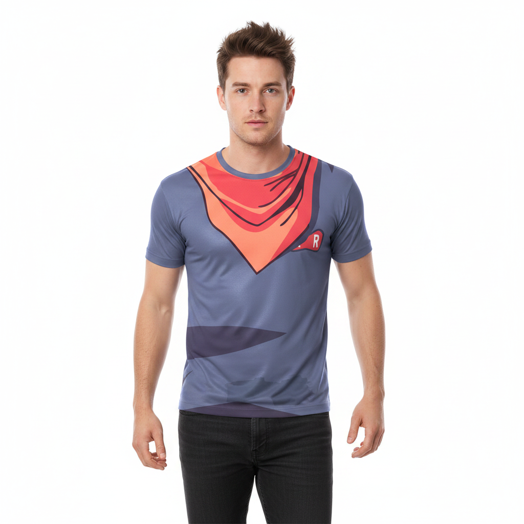 Remera Remera Ml Androide N17 Dbz Red Ribbon - Ranwey Animé Remeras