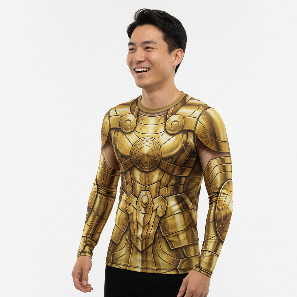 Remera Saint Seiya Armadura Dorada Dohko de Libra