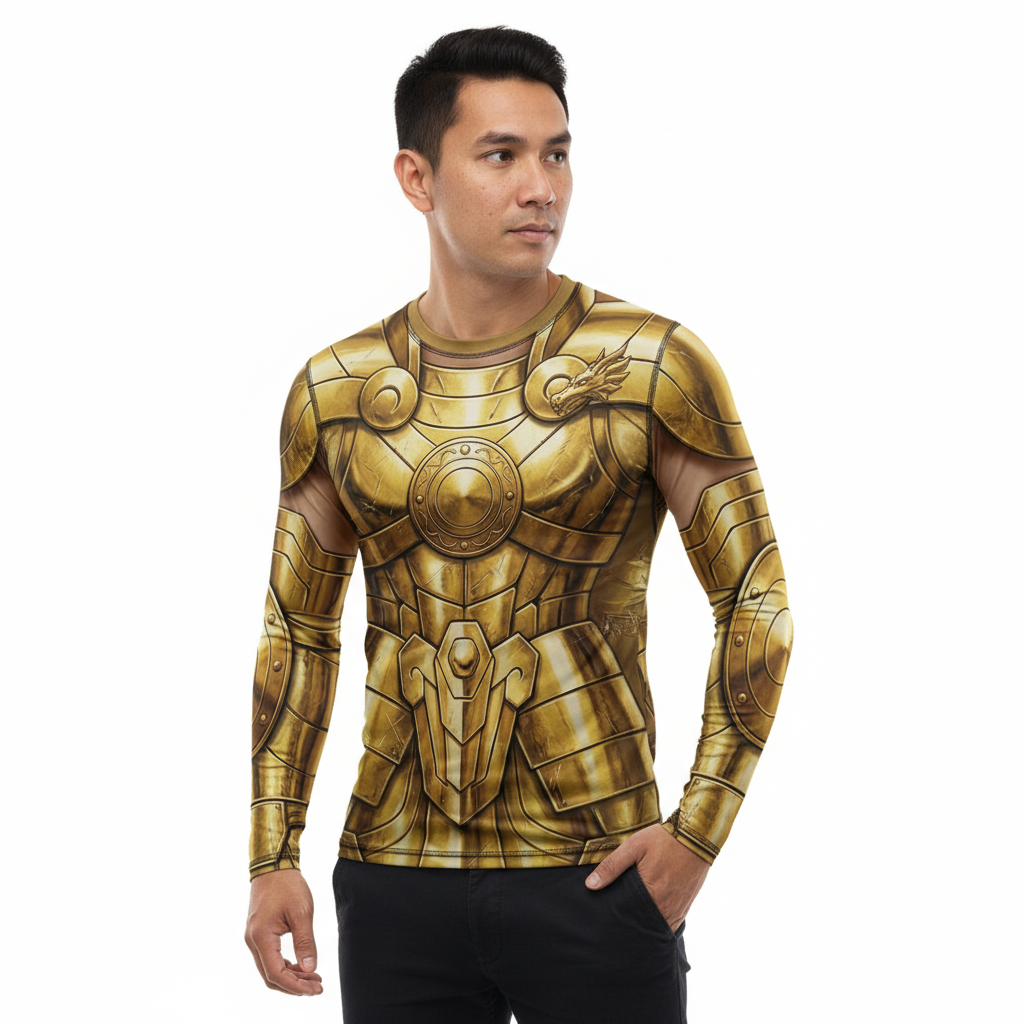 Remera Saint Seiya Armadura Dorada Dohko de Libra - Image 2
