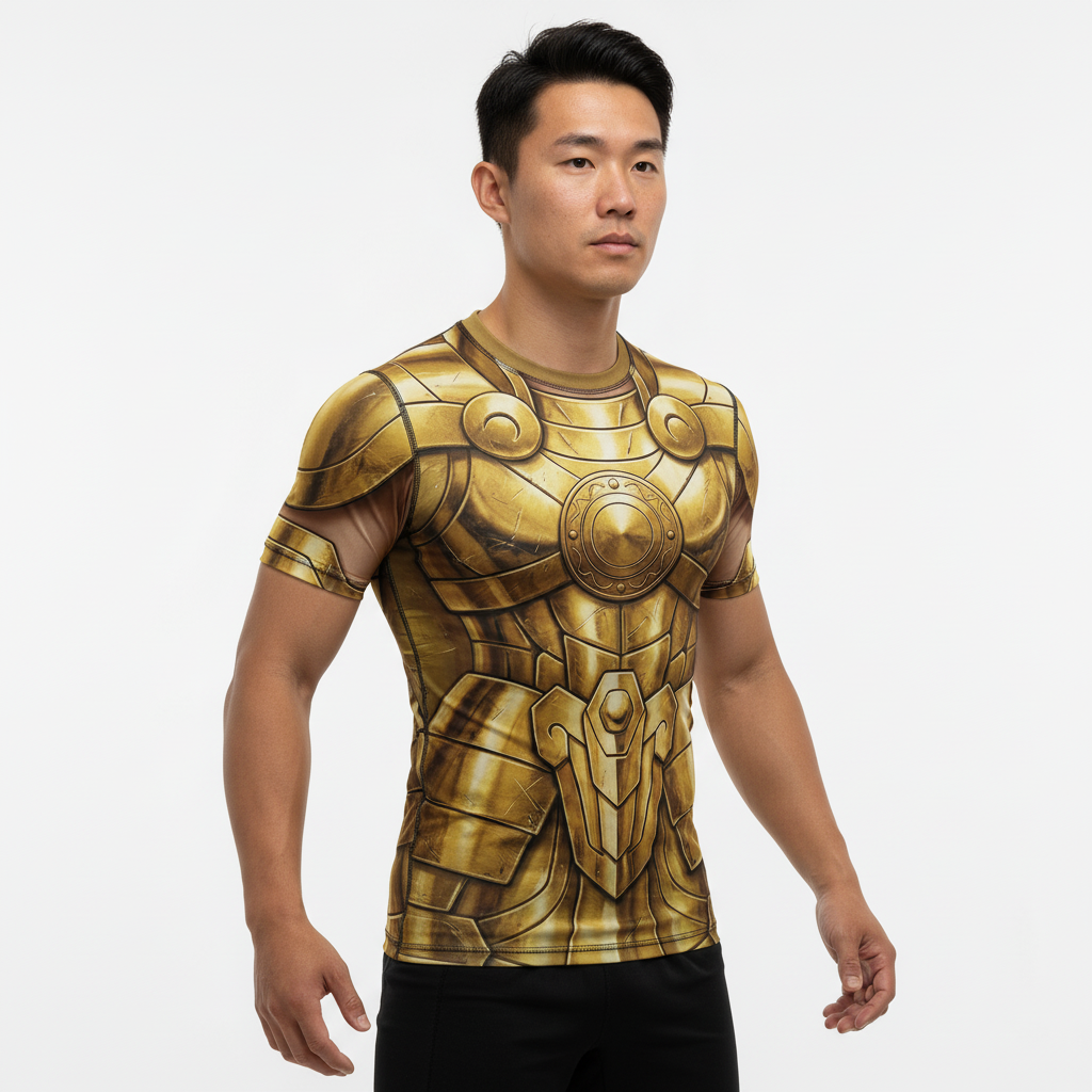 Remera Saint Seiya Armadura Dorada Dohko de Libra - Image 3