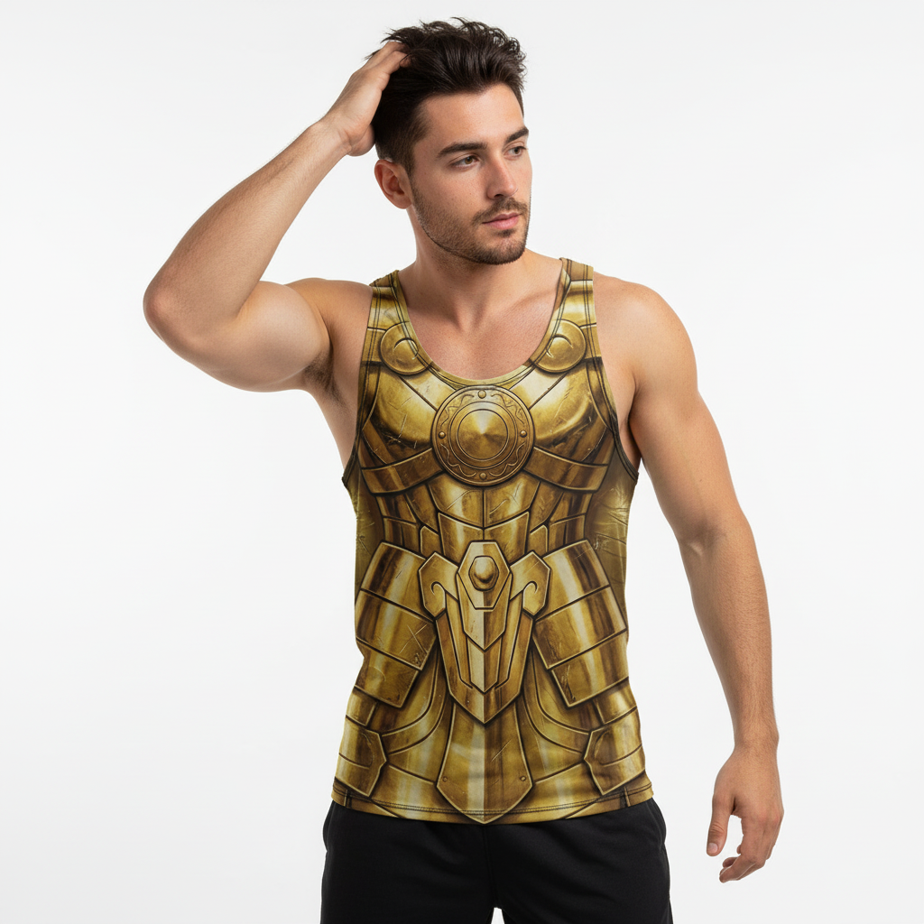 Remera Saint Seiya Armadura Dorada Dohko de Libra - Image 4