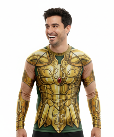 Remera Saint Seiya Armadura Dorada Milo de Escorpio