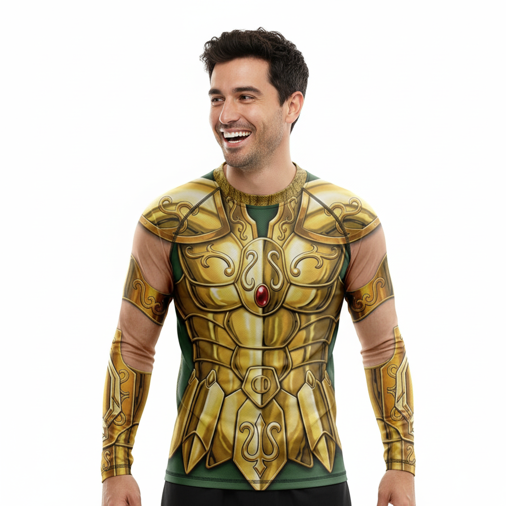 Remera Saint Seiya Armadura Dorada Milo de Escorpio