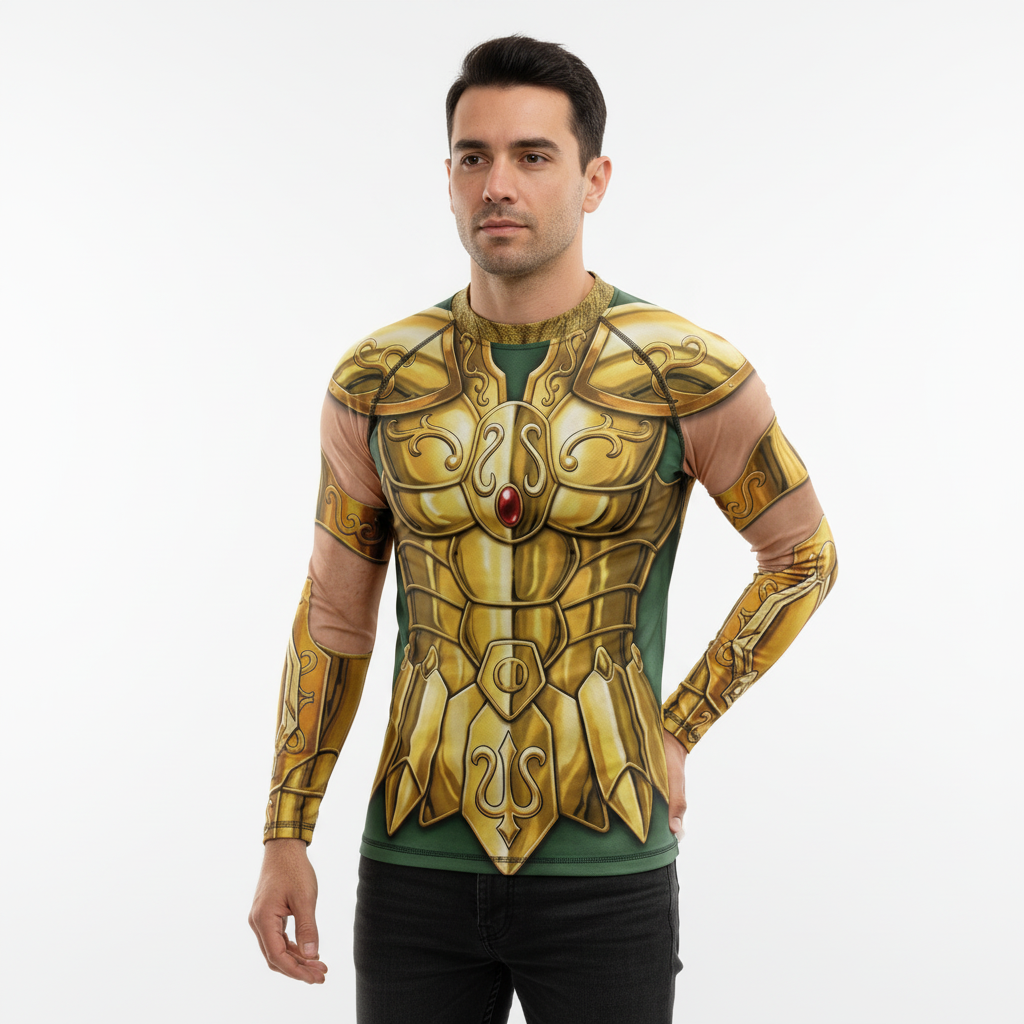 Remera Saint Seiya Armadura Dorada Milo de Escorpio - Image 2