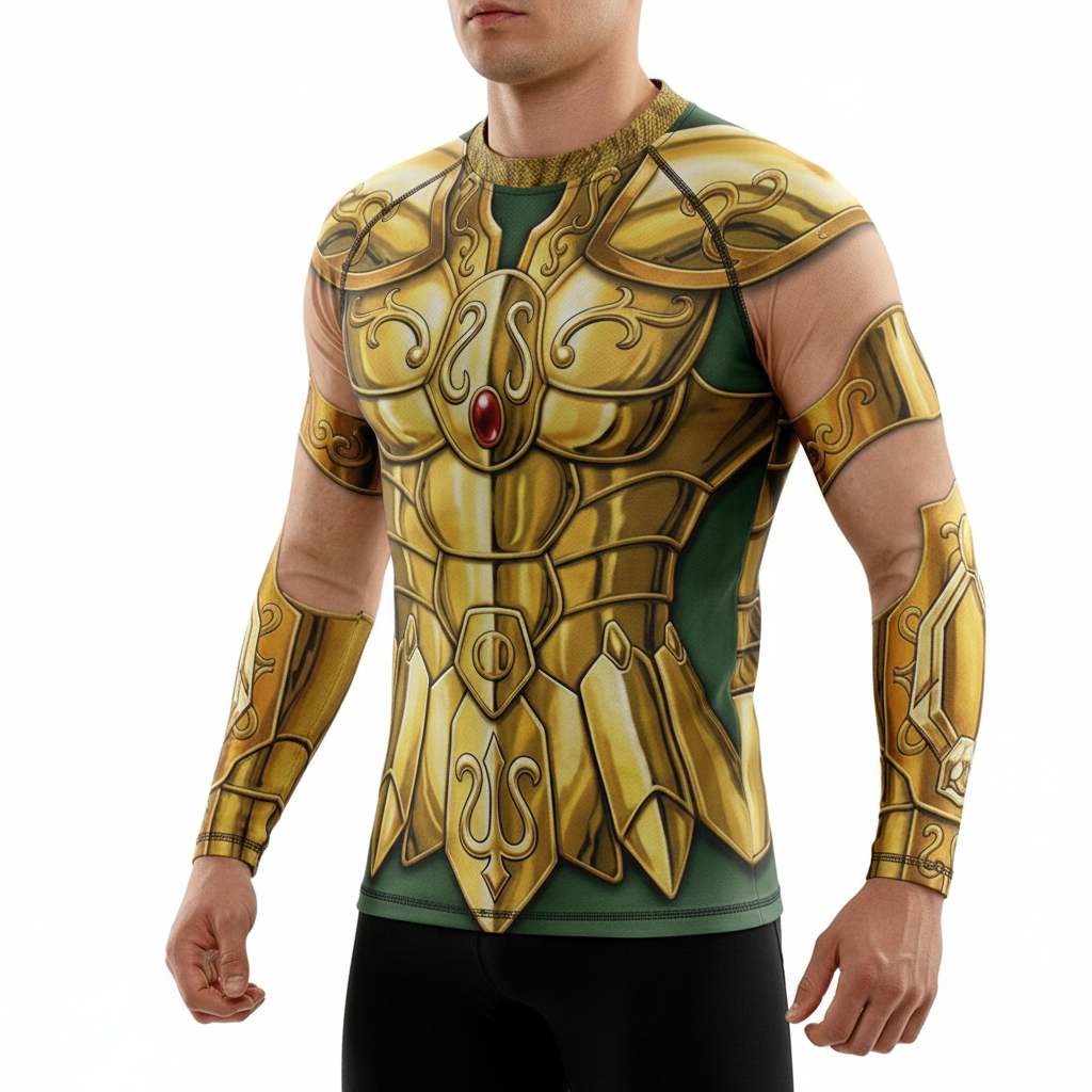 Remera Saint Seiya Armadura Dorada Milo de Escorpio - Image 3