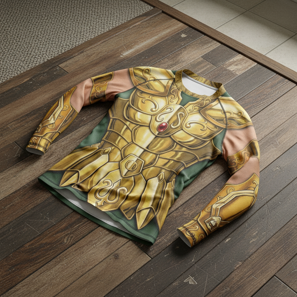 Remera Saint Seiya Armadura Dorada Milo de Escorpio - Image 5