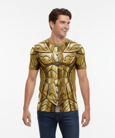 Remera Saint Seiya Armadura Dorada Seiya de Sagitario