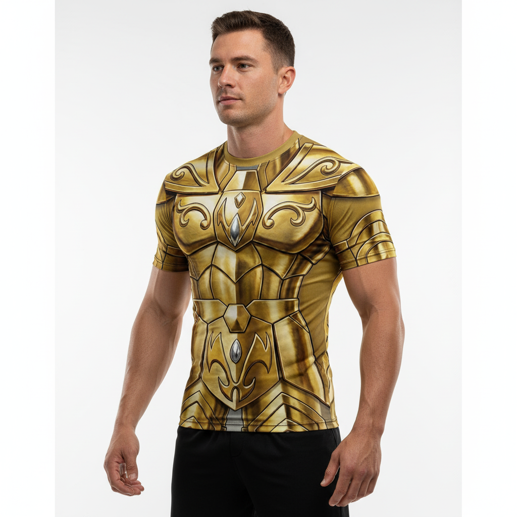 Remera Saint Seiya Armadura Dorada Seiya de Sagitario - Image 3
