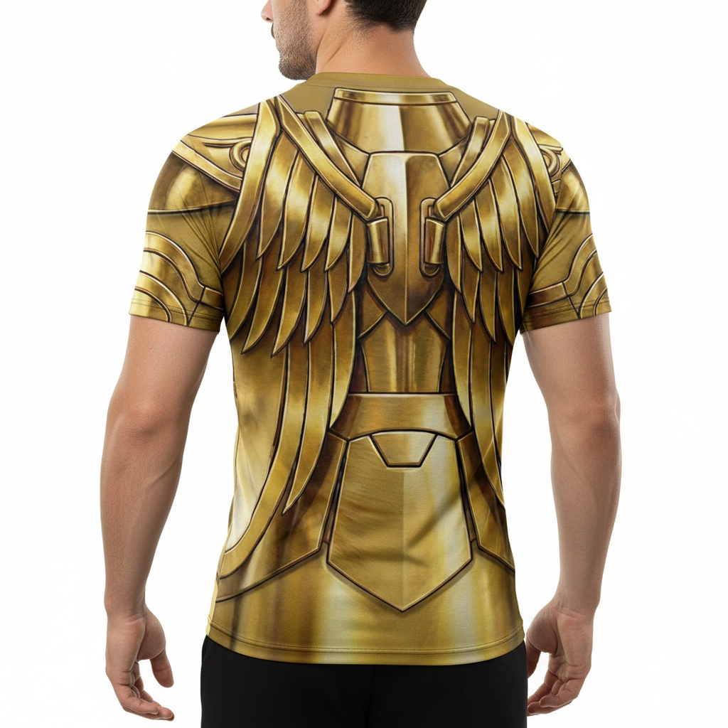 Remera Saint Seiya Armadura Dorada Seiya de Sagitario - Image 6