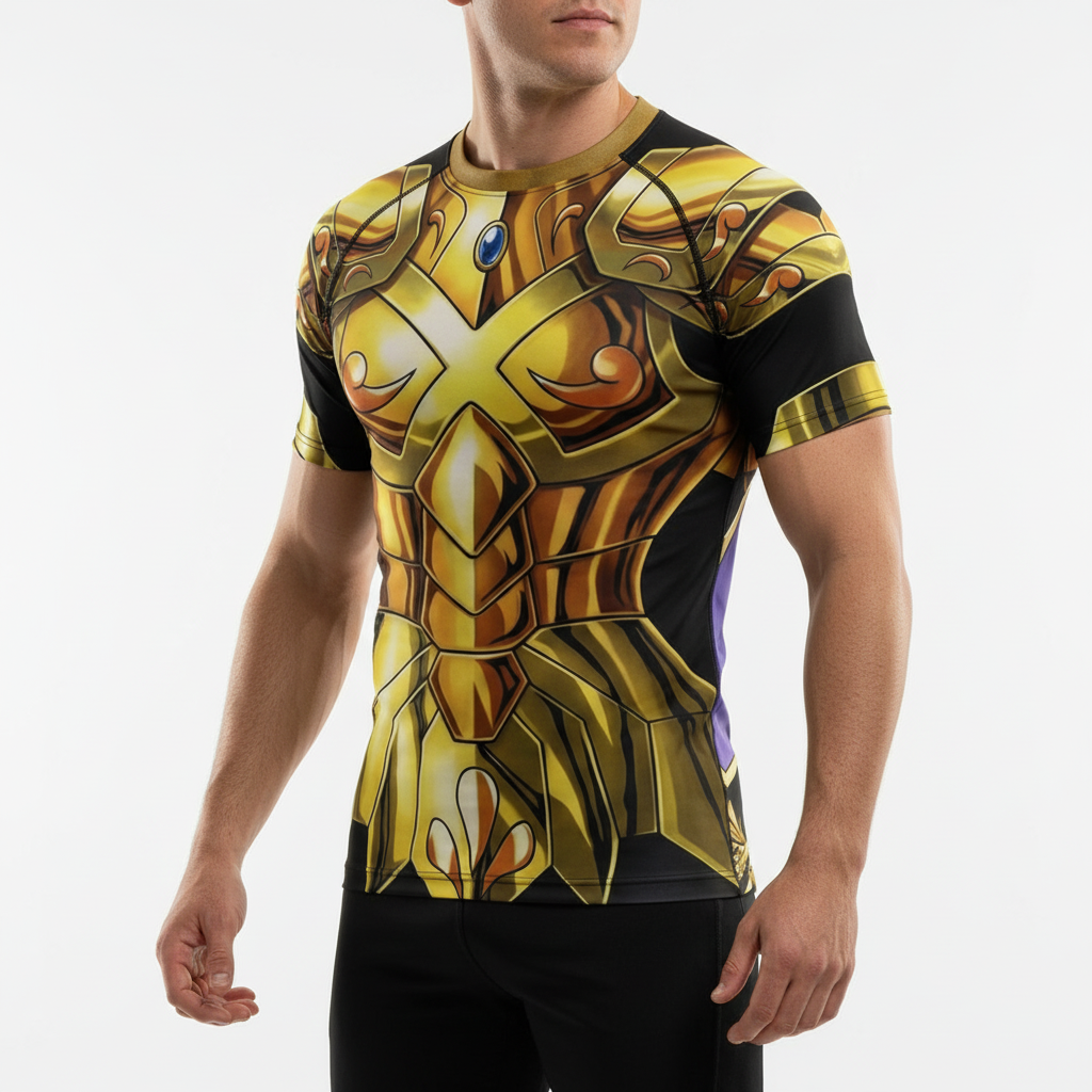 Remera Saint Seiya Armadura Dorada Aphrodite de Piscis - Image 3