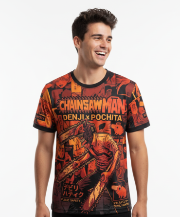 Remera Remera Chainsaw Man Denji Pochita - Ranwey Animé Remeras