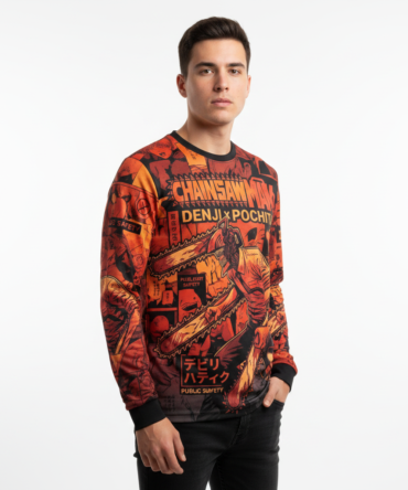 Remera Remera Chainsaw Man Denji Pochita vista 2 - Ranwey