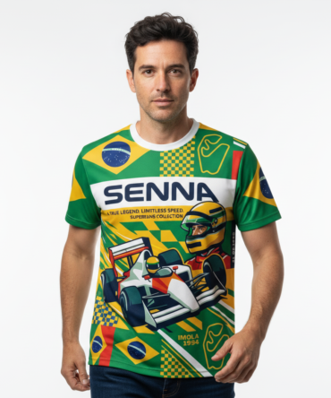 Remera Ayrton Senna Leyenda de la F1