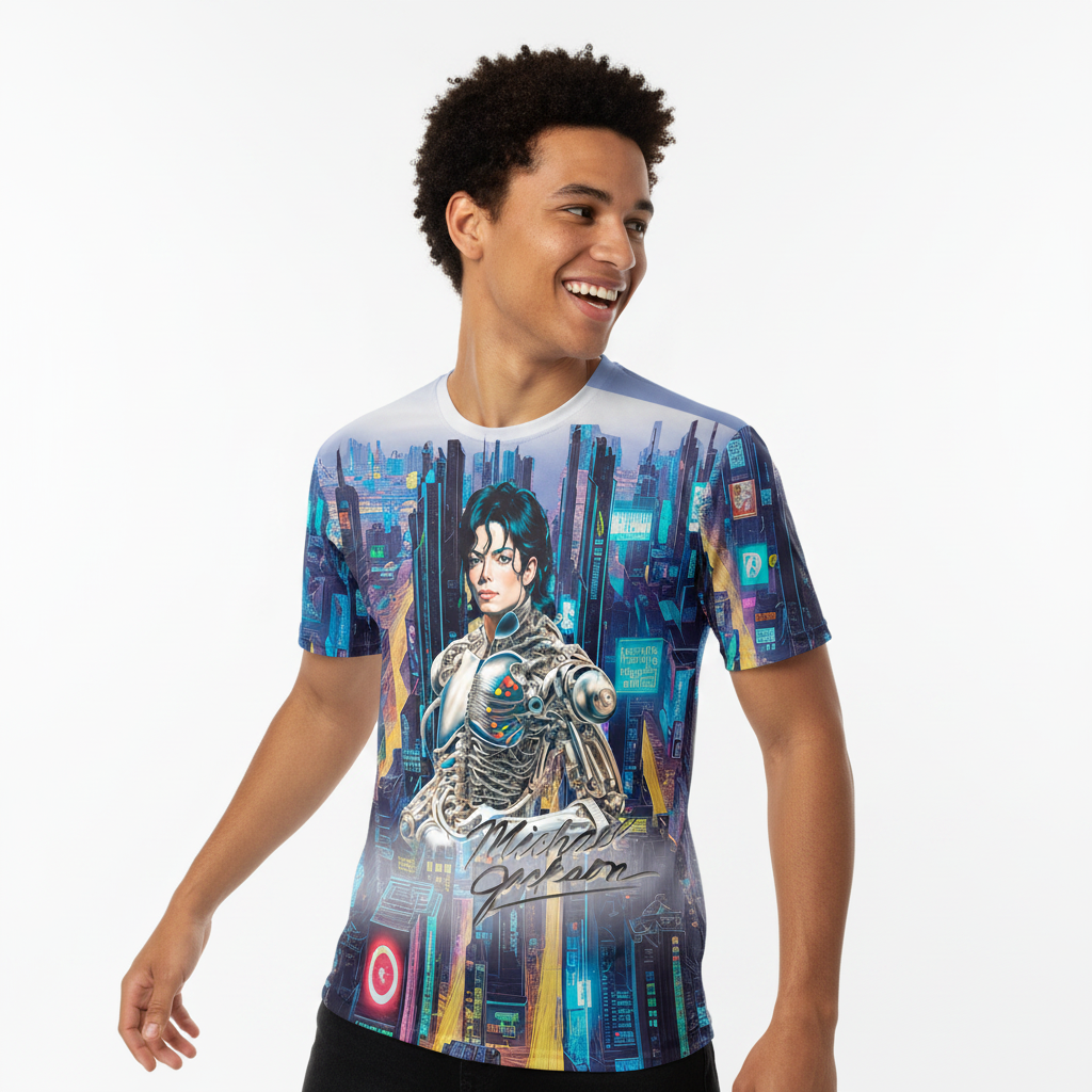 Remera Michael Jackson Ciborg - Ranwey