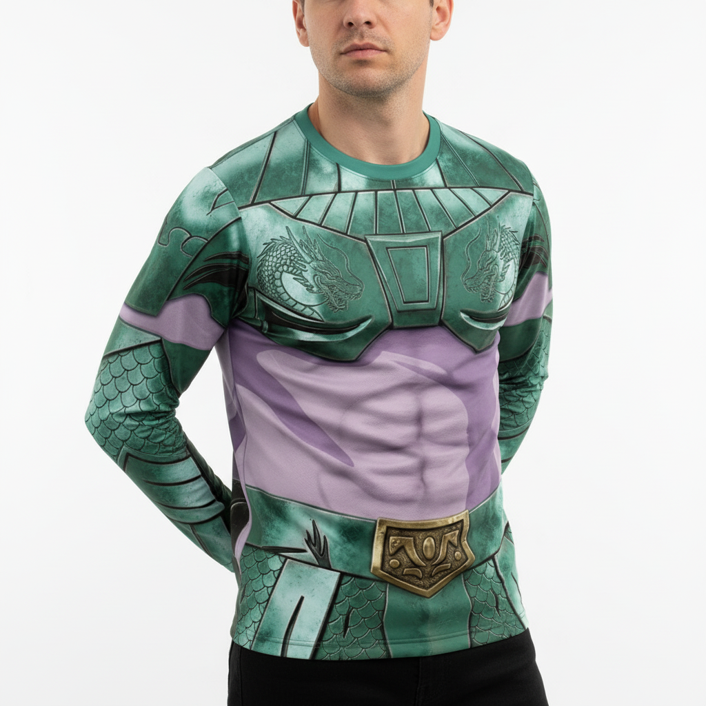 Remera Remera Armadura Shiryu Saint Seiya vista 2 - Ranwey