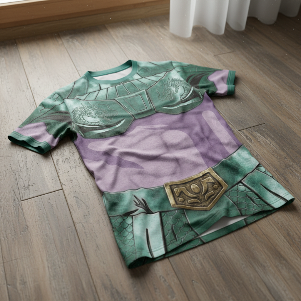 Remera Remera Armadura Shiryu Saint Seiya vista 5 - Ranwey
