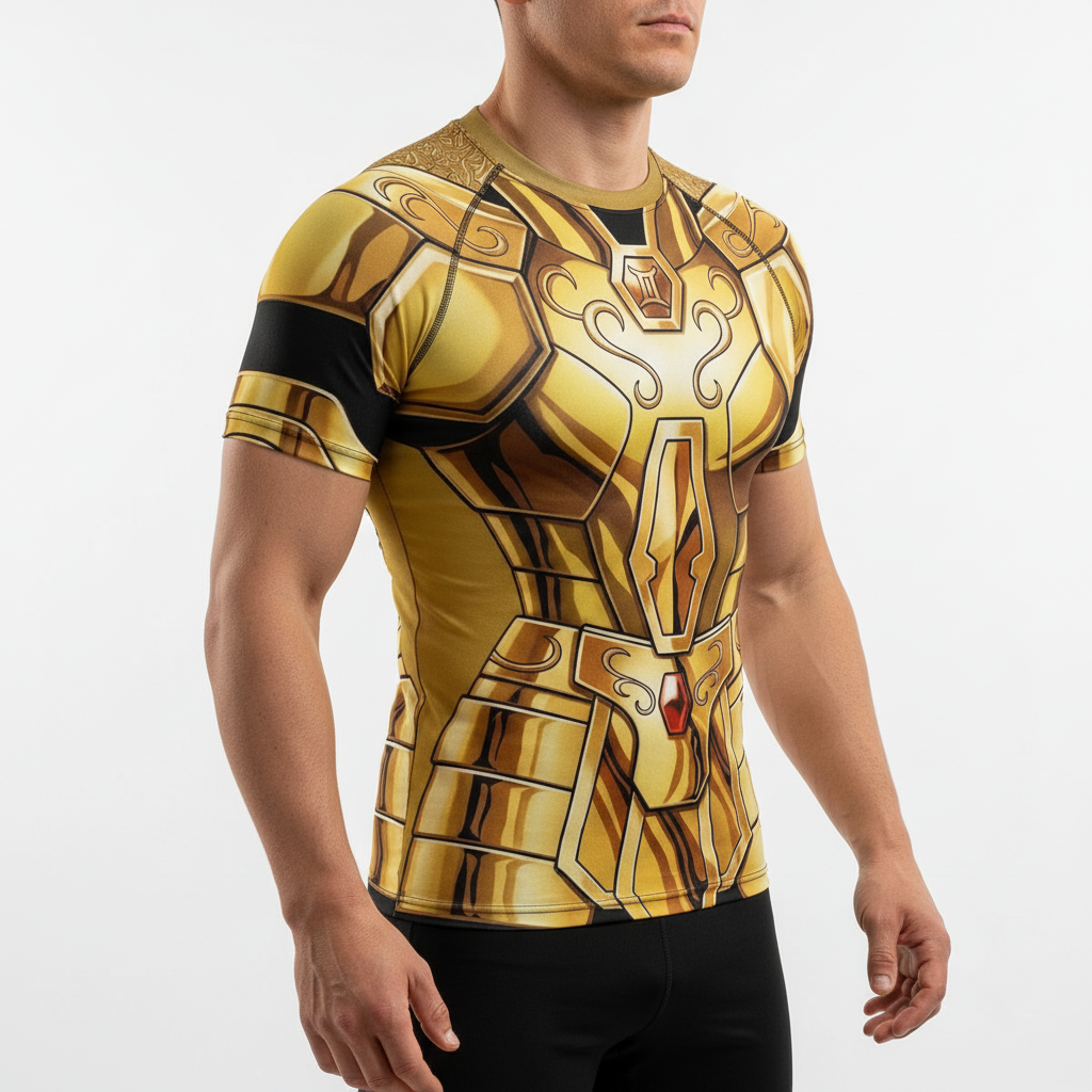 Remera Saint Seiya Armadura Dorada De Geminis - Image 3