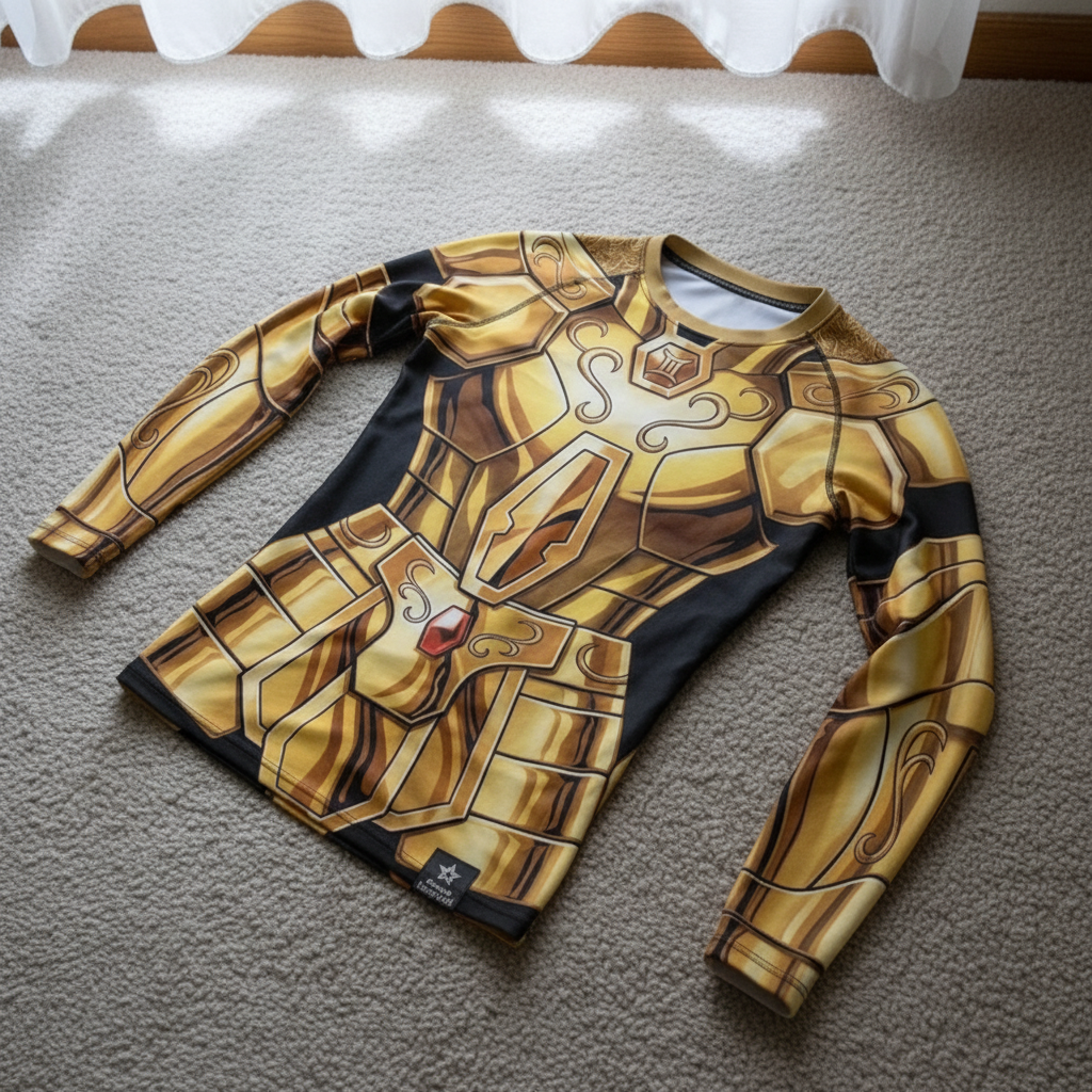 Remera Saint Seiya Armadura Dorada De Geminis - Image 5