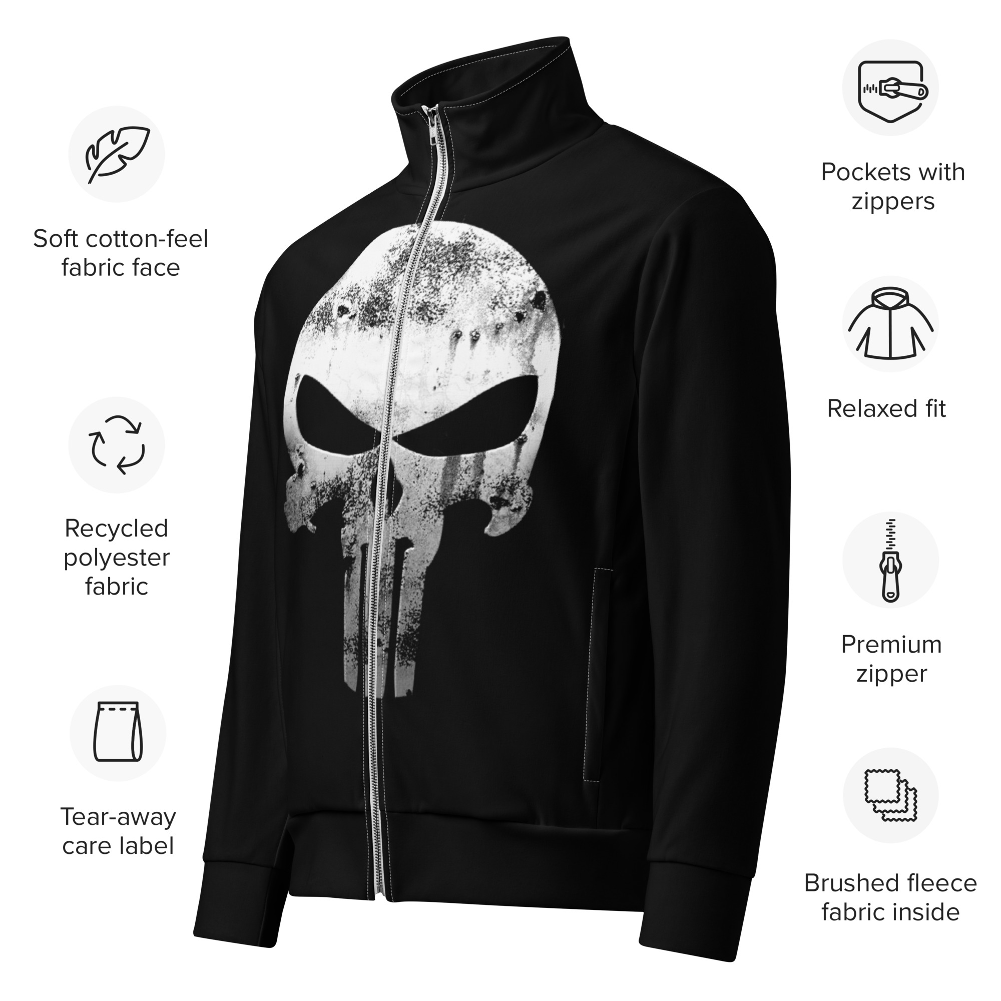 Unisex track jacket - Image 4