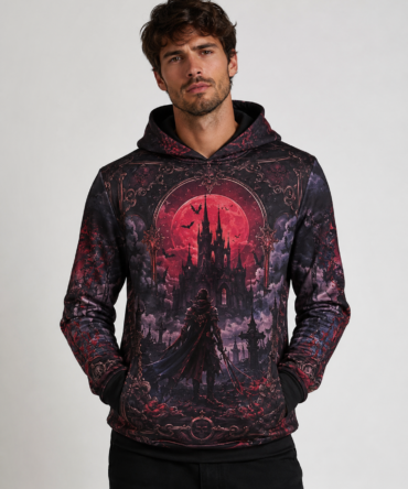 Buzo Castlevania Blood Moon Gothic Castle Full Print - Ranwey