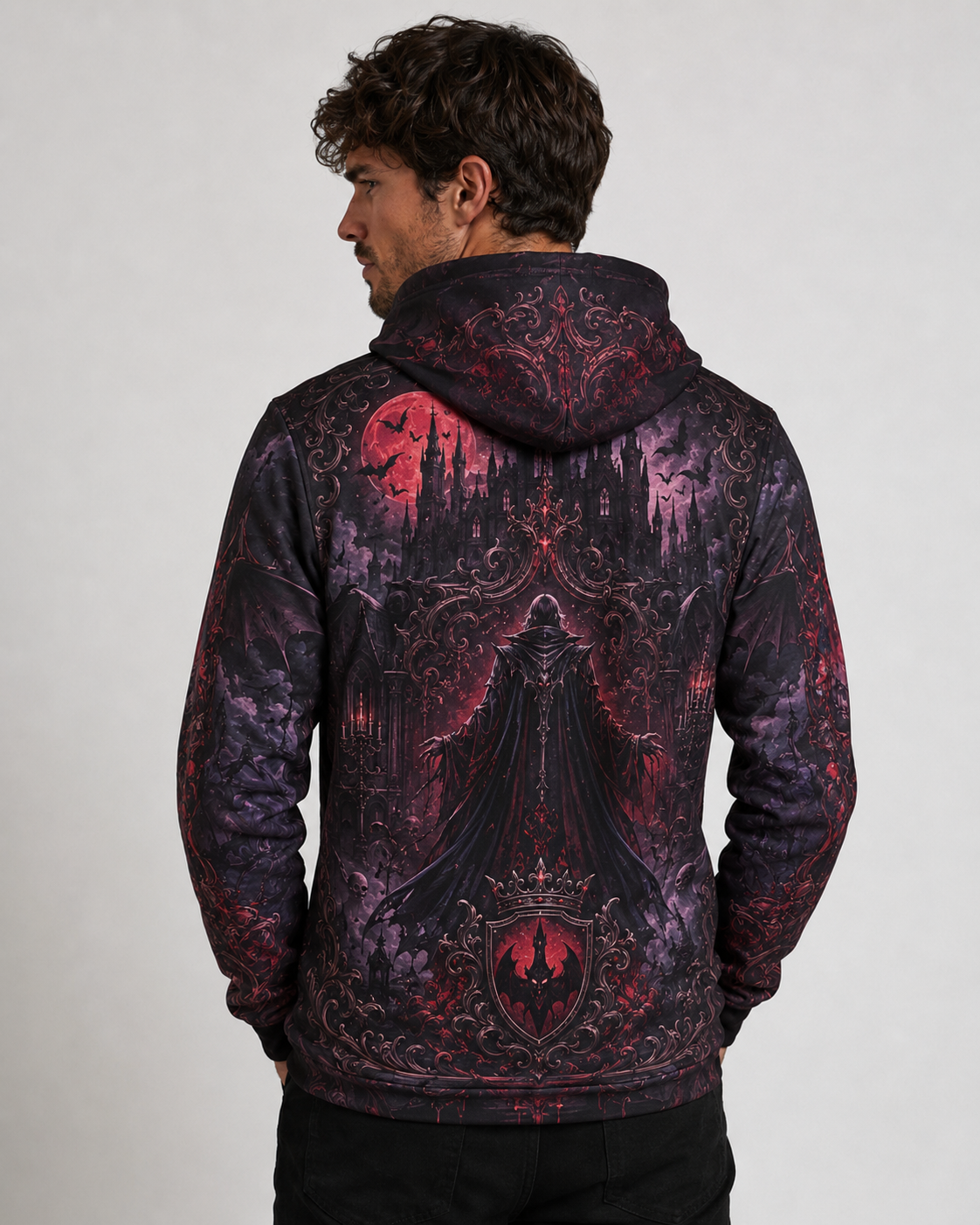 Buzo Castlevania Blood Moon Gothic Castle Full Print - Ranwey