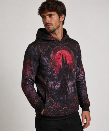 Buzo Castlevania Blood Moon Gothic Castle Full Print - Ranwey