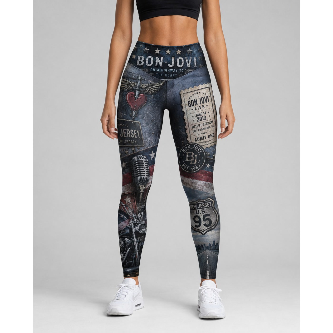Calza de Dama Bon Jovi New Jersey