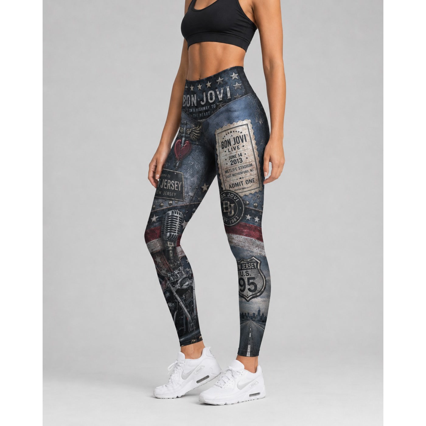 Calza de Dama Bon Jovi New Jersey