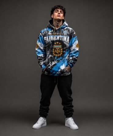 Buzo Canguro Argentina Full Print Ranwey