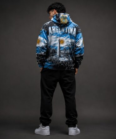 Buzo Canguro Argentina Full Print Ranwey