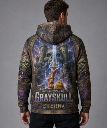 Buzo He-Man Poder de Grayskull vista espalda