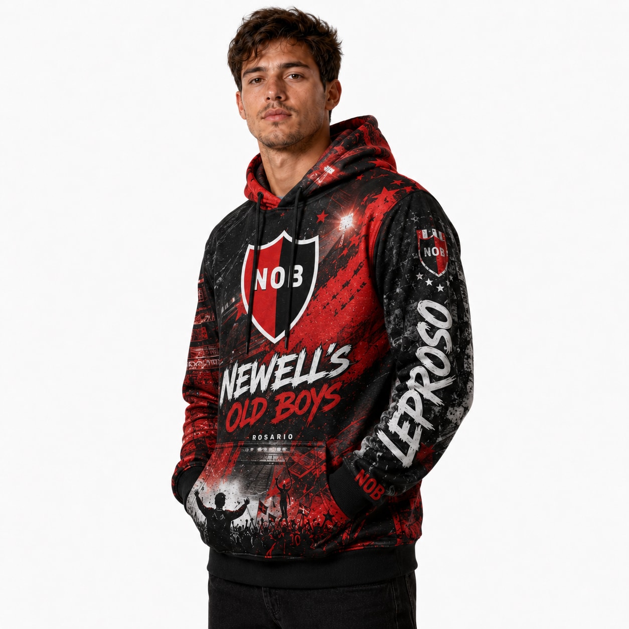 Buzo Canguro Newell's Leproso Ranwey