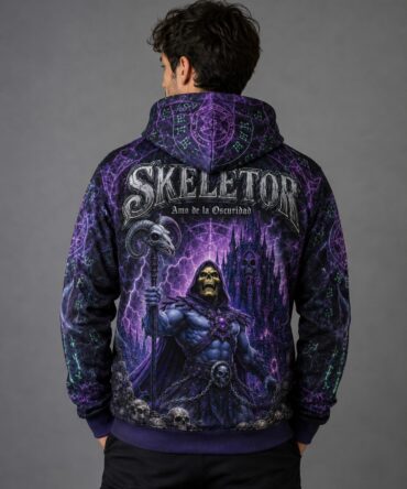 Buzo Skeletor Señor del Caos vista espalda