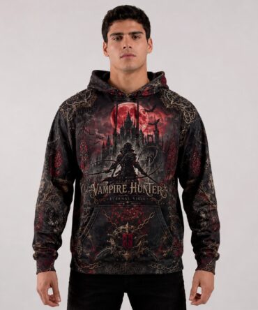 Buzo Canguro Vampire Hunter Gothic Full Print Ranwey