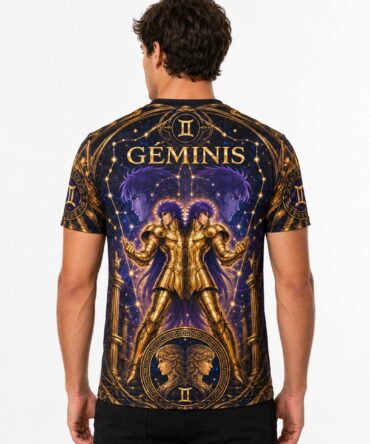 Remera Géminis Saint Seiya Full Print Ranwey