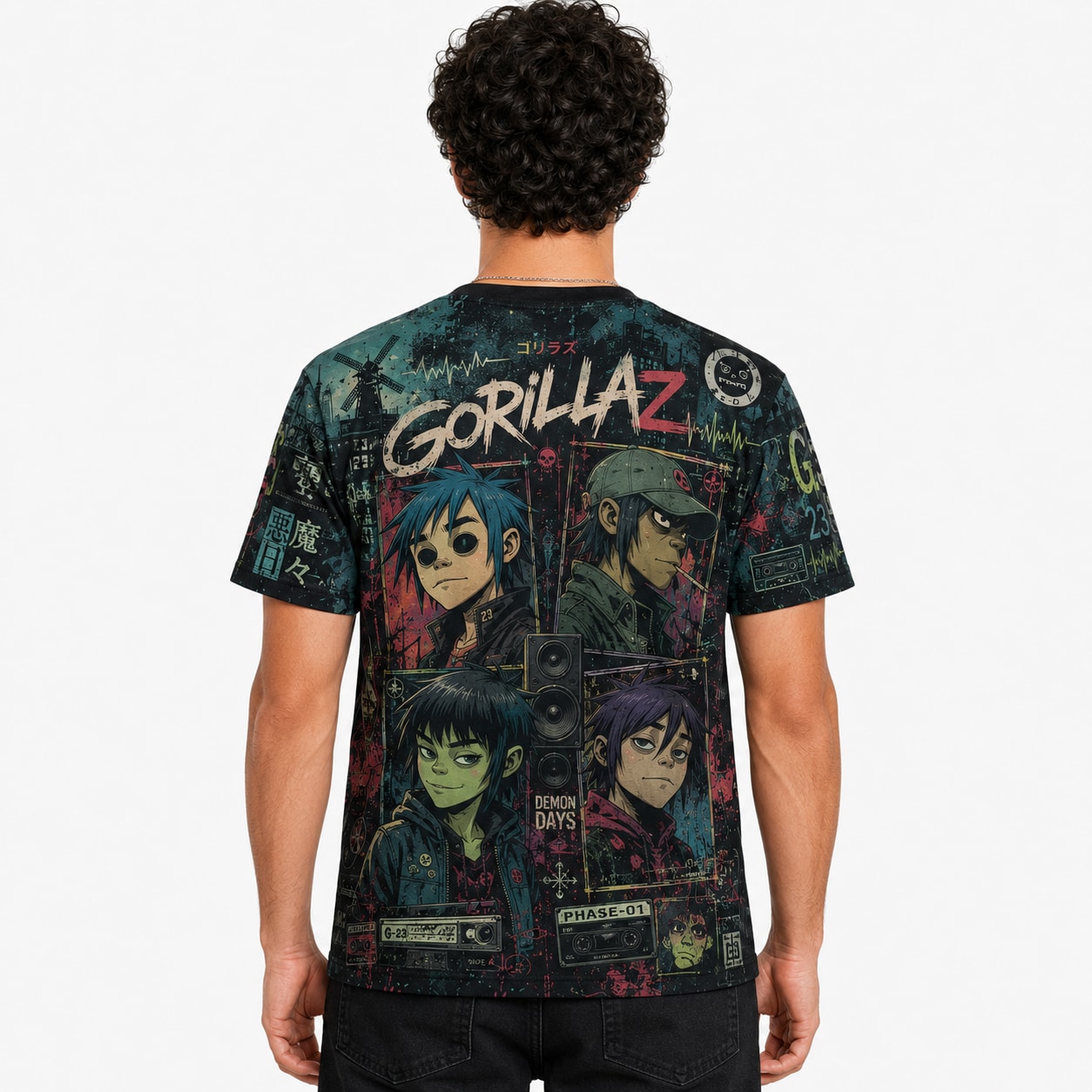 Remera Gorillaz Demon Days Ranwey