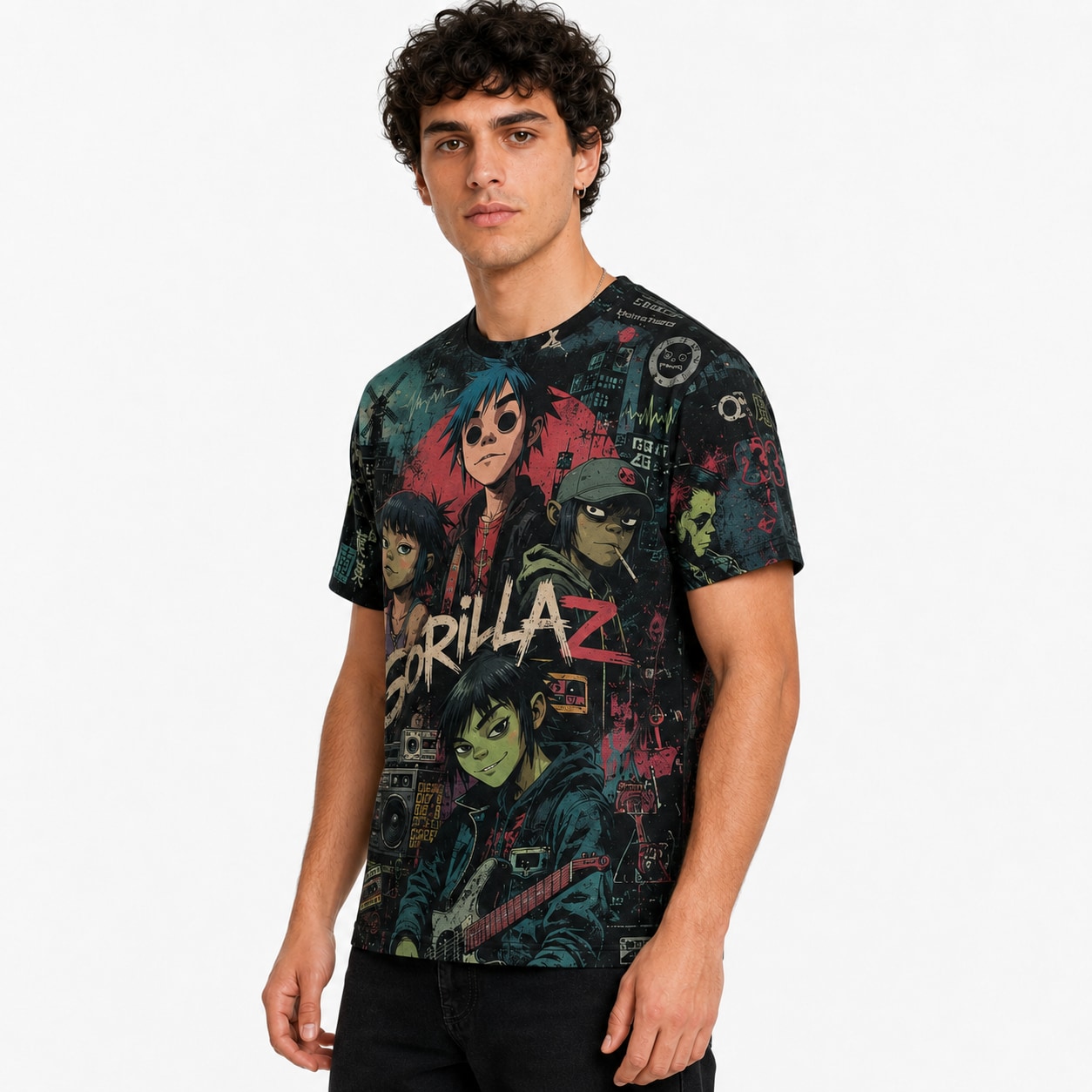 Remera Gorillaz Demon Days Ranwey