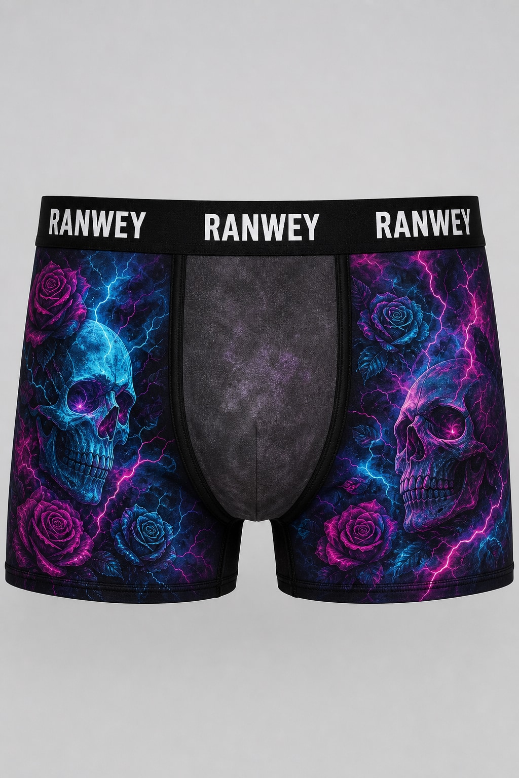 Calzoncillo Boxer Calaveras Neón Ranwey
