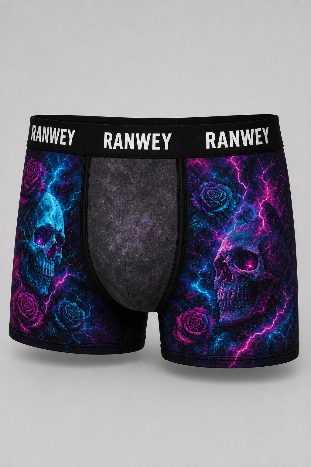 Calzoncillo Boxer Calaveras Neón Ranwey