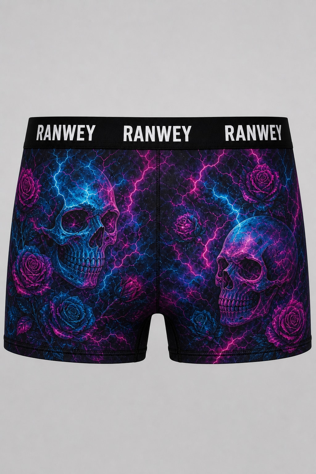 Calzoncillo Boxer Calaveras Neón Ranwey