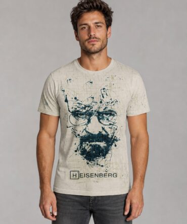 Remera Breaking Bad Heisenberg - frente con modelo