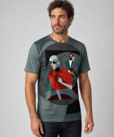 Remera Indio Solari - semi costado con modelo