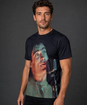 Remera Rodrigo Cs086 - semi costado con modelo