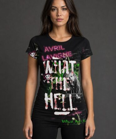 Remera de mujer Avril Lavigne - frente con modelo