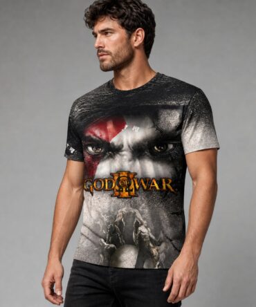 Remera God Of War CS361 - Semi costado