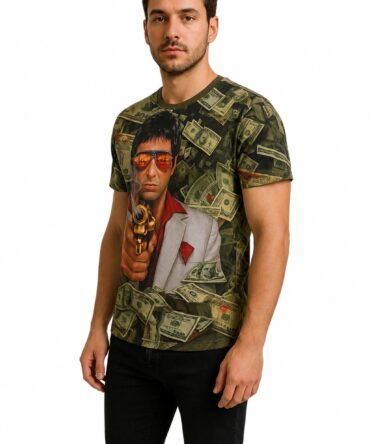 Remera Scarface Tony Montana CS490 - Foto 2 semi costado