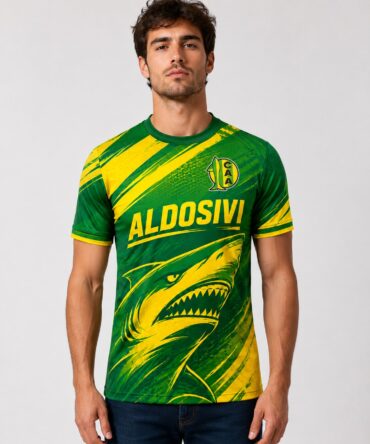 Remera Aldosivi Tiburón Full Print