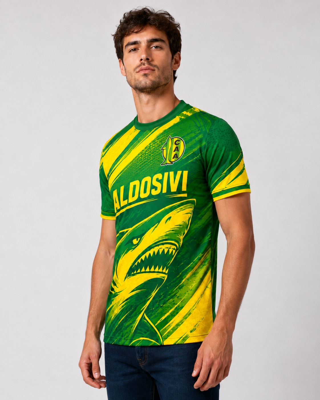 Remera Aldosivi Tiburón Full Print