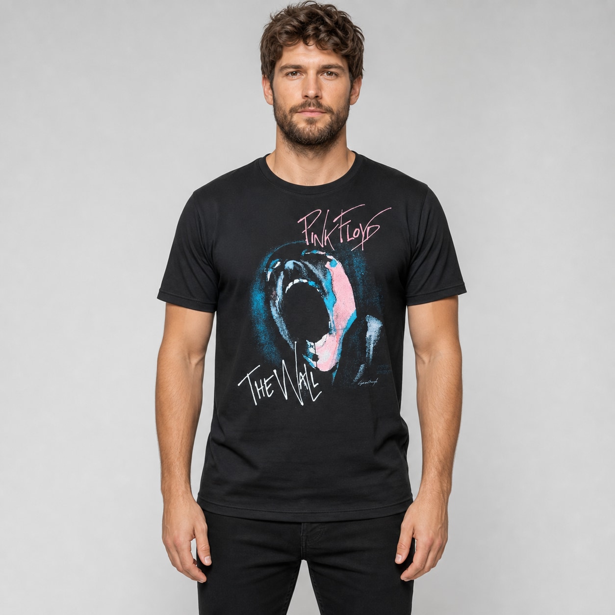 Remera Pink Floyd The Wall - modelo humano
